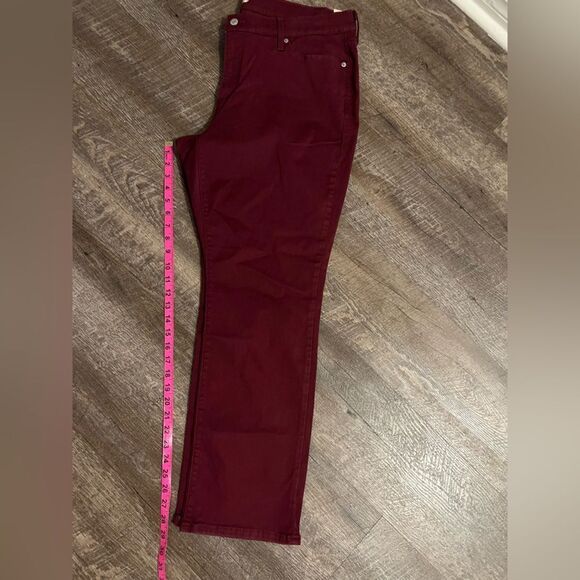 Levi's Plus Classic Straight Jeans Windsor Wine- Size 20W - Picture 12 of 13